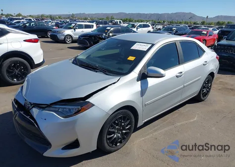 2017 Toyota Corolla Le из США, поврежденный, VIN 2T1BURHEXHC868445